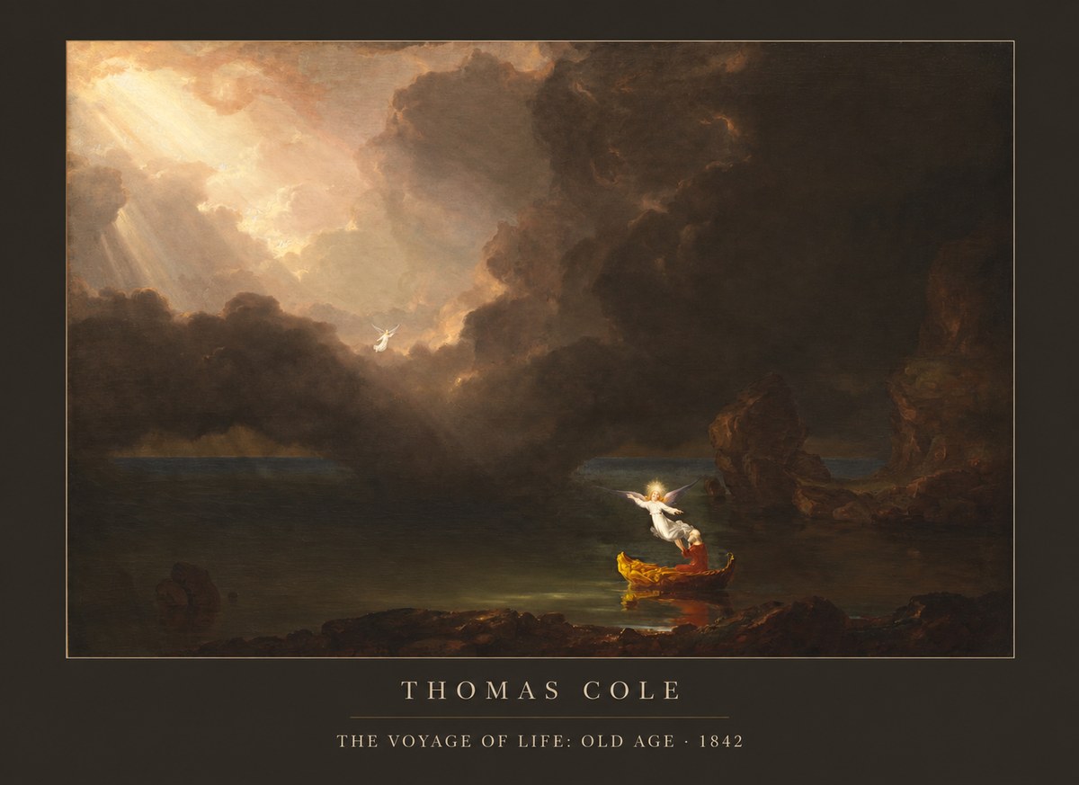 Thomas Cole The Voyage of Life: Old Age IV No6 - Juliste