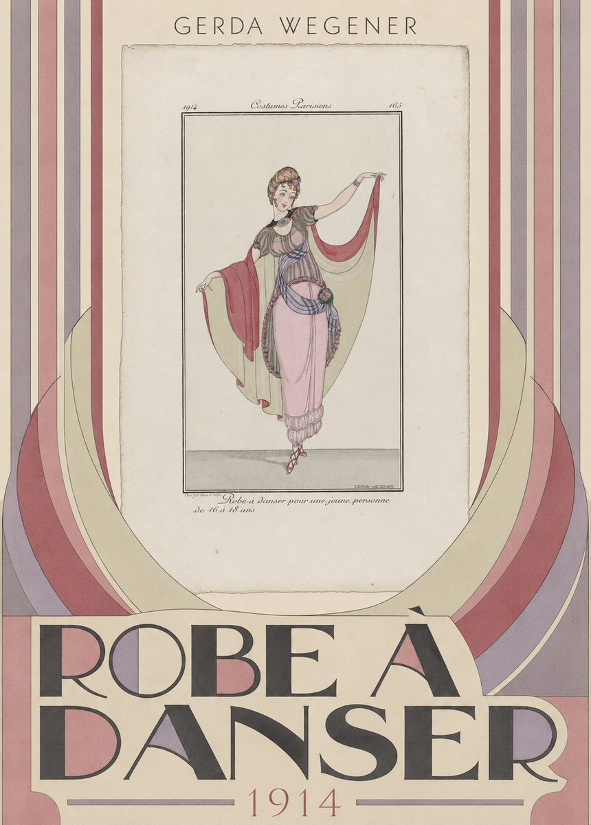 Gerda Wegener Robe À Danser No5 - Juliste