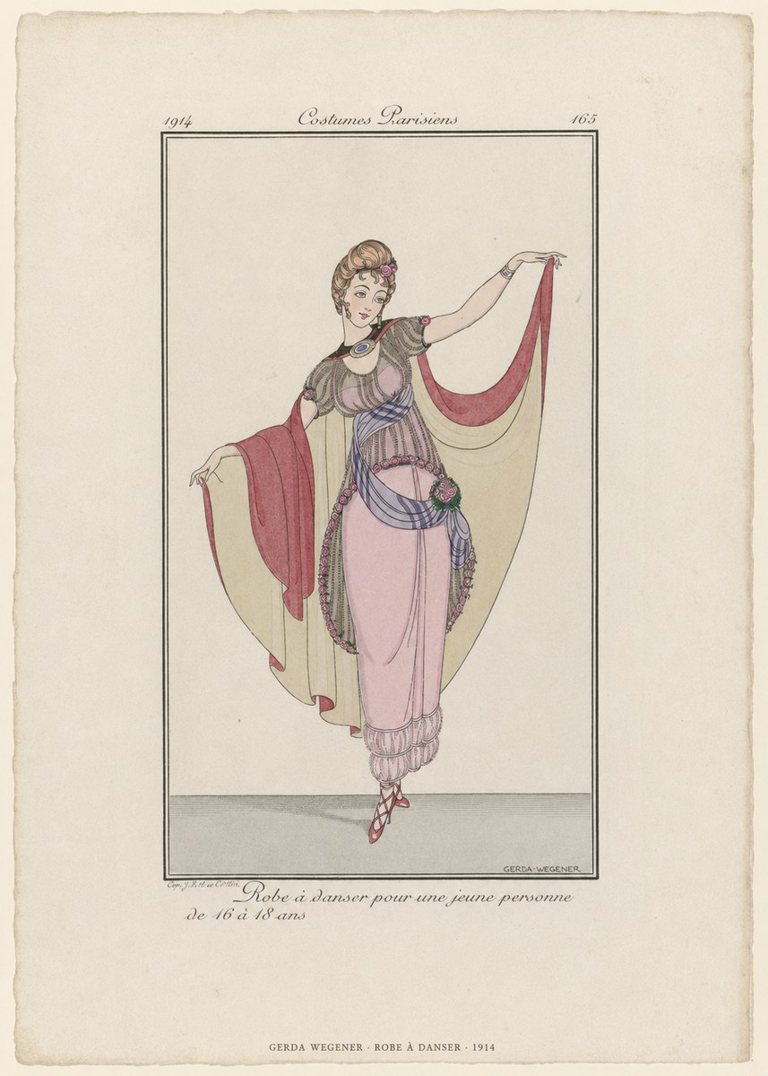 Gerda Wegener Robe À Danser No6 - Juliste