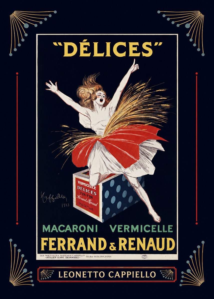 Leonetto Cappiello Délices II No6 - Juliste