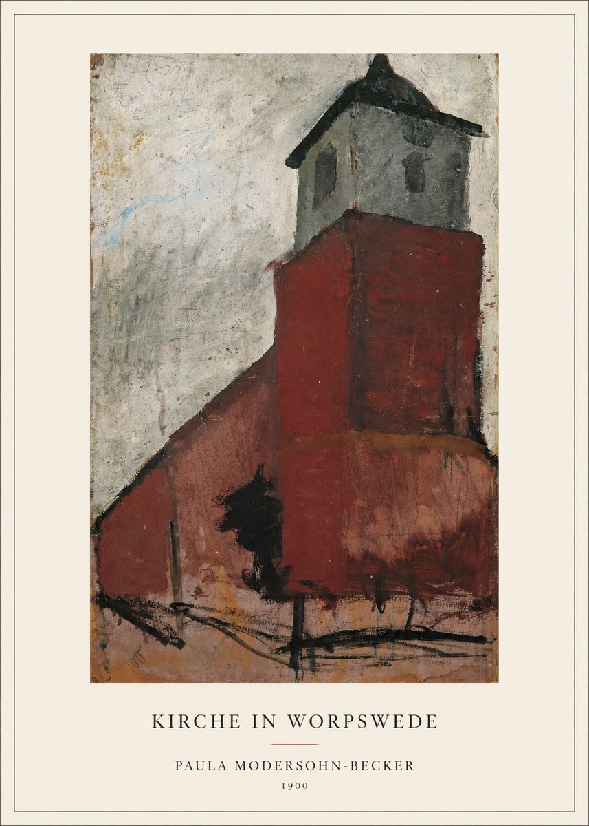 Paula Modersohn-Becker Kirche in Worpswede No4 - Juliste