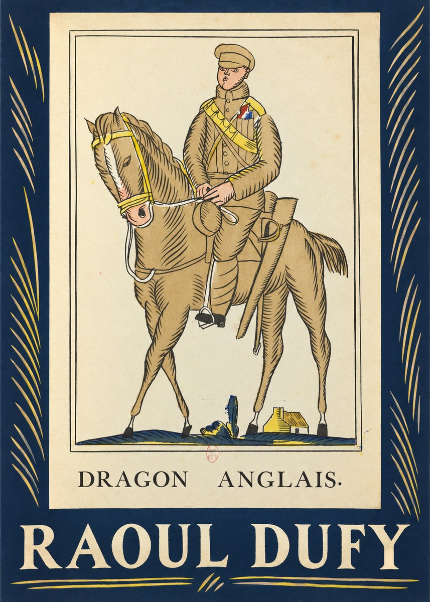 Raoul Dufy Dragon Anglais No3 - Juliste