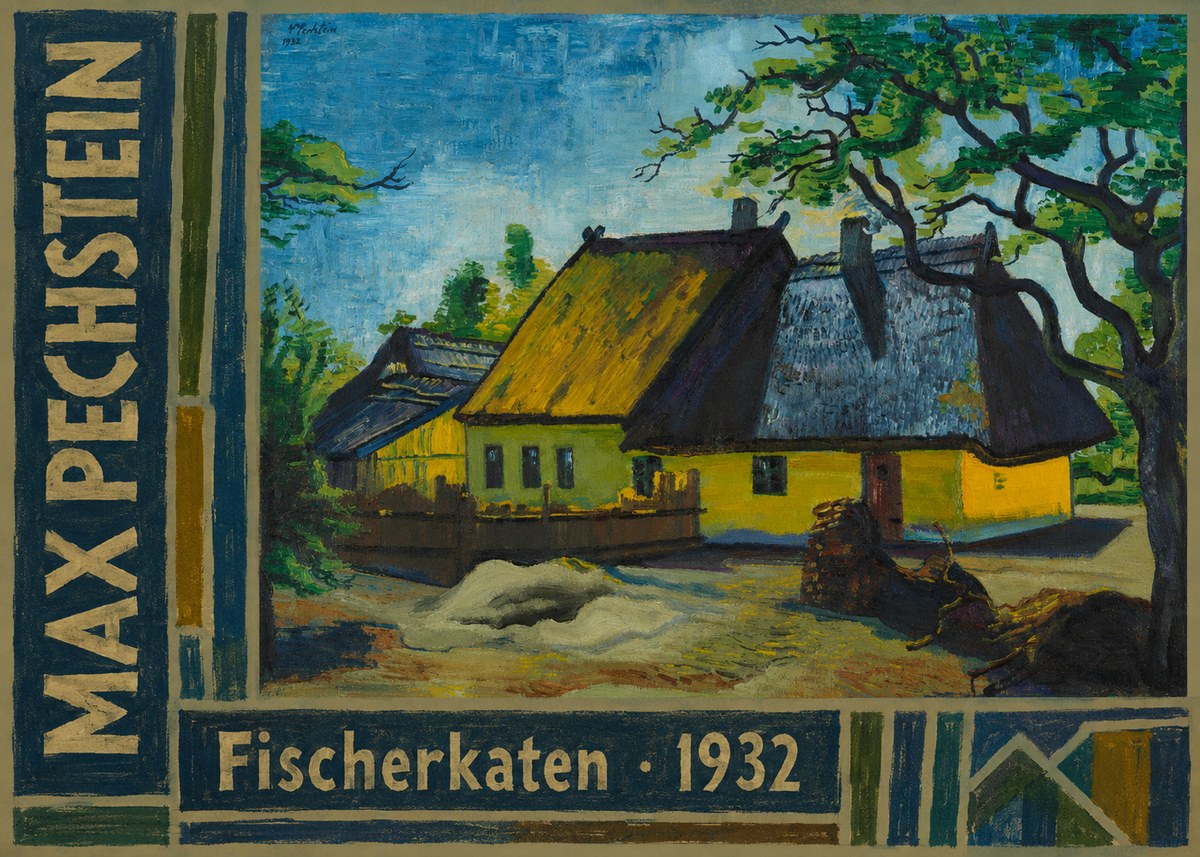 Max Pechstein Fischerkaten No3 - Juliste