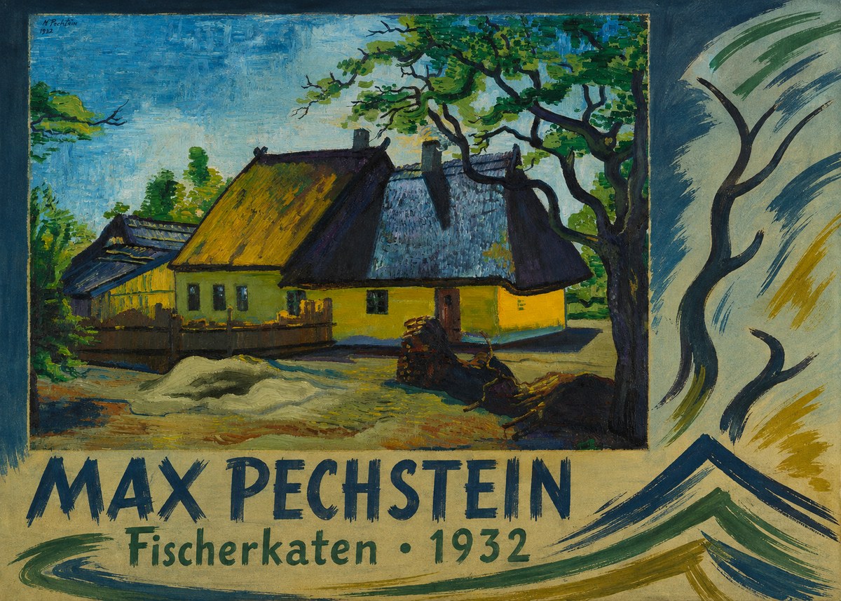 Max Pechstein Fischerkaten No5 - Juliste