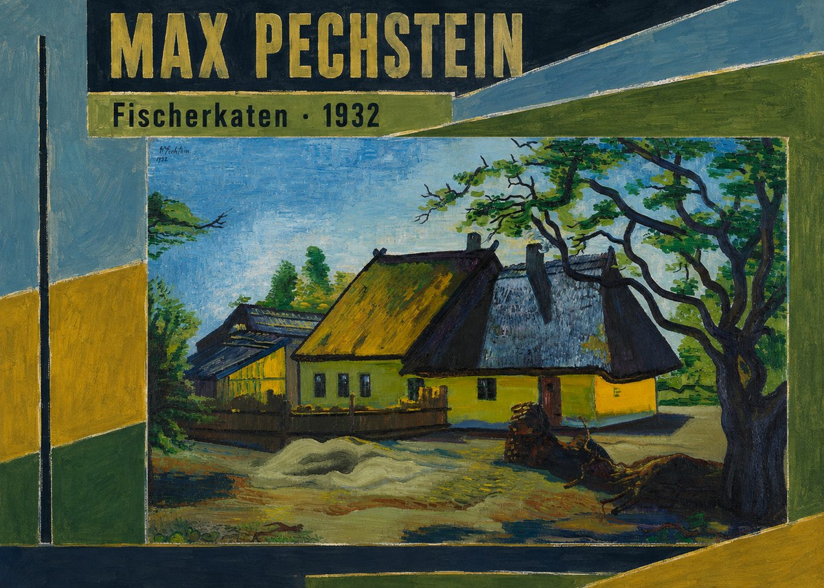Max Pechstein Fischerkaten No6 - Juliste