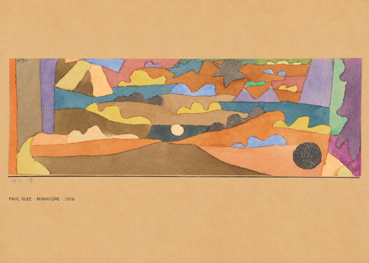 Paul Klee Miniatüre · 1916 No5 - Juliste