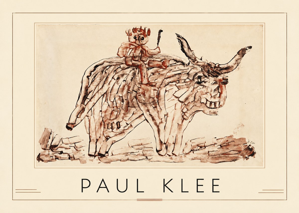 Paul Klee Bear Rider No1 - Juliste