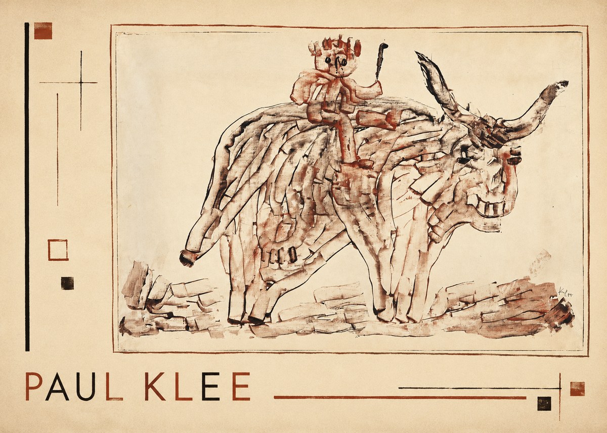Paul Klee Bear Rider No2 - Juliste