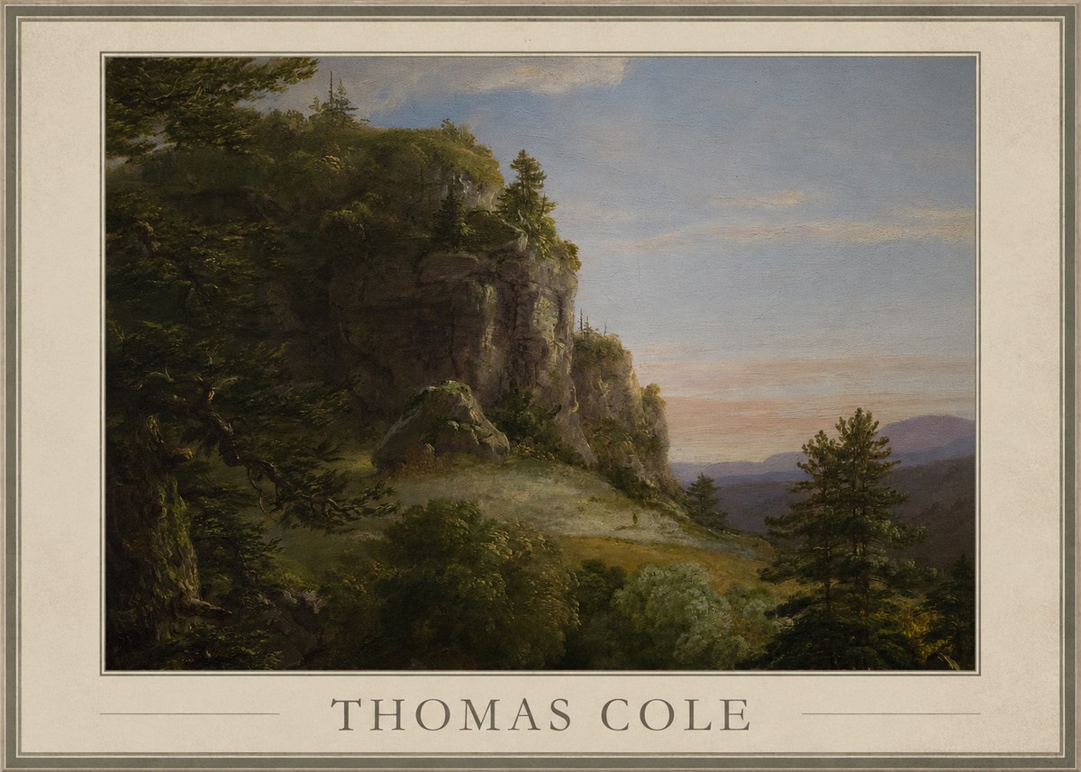 Thomas Cole Landscape, the Old Mill No5 - Juliste