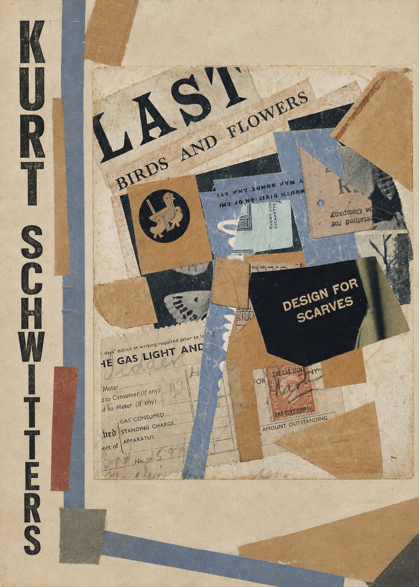 Kurt Schwitters Last Birds and Flowers No2 - Juliste