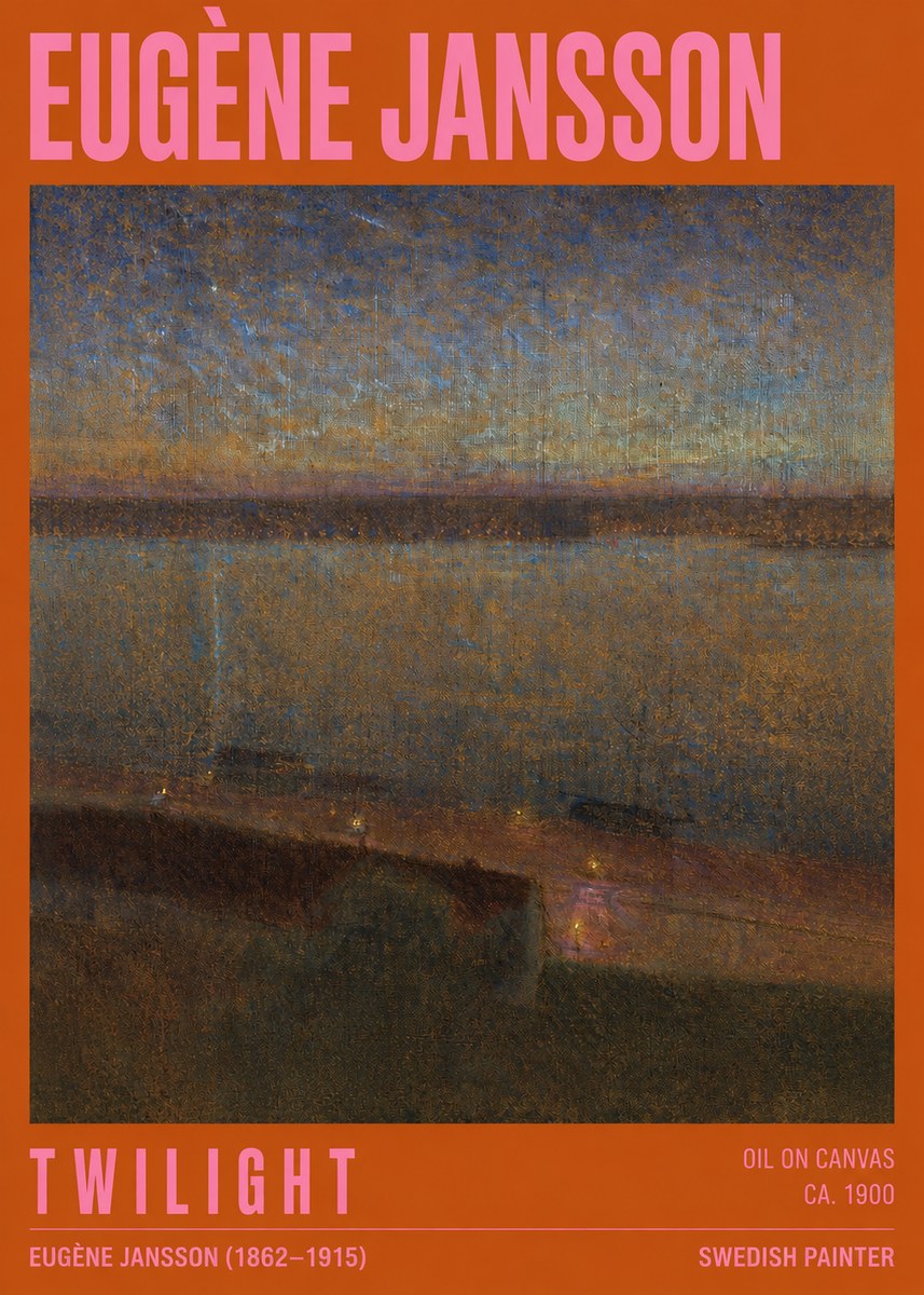 Eugène Jansson Twilight No2 - Juliste