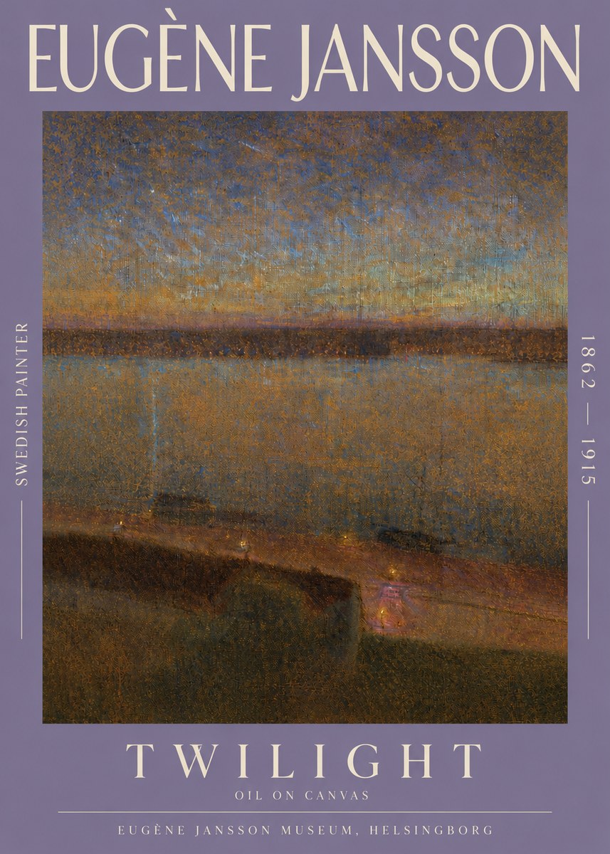 Eugène Jansson Twilight No3 - Juliste