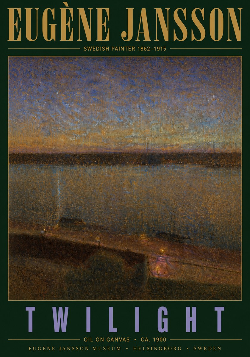Eugène Jansson Twilight No5 - Juliste