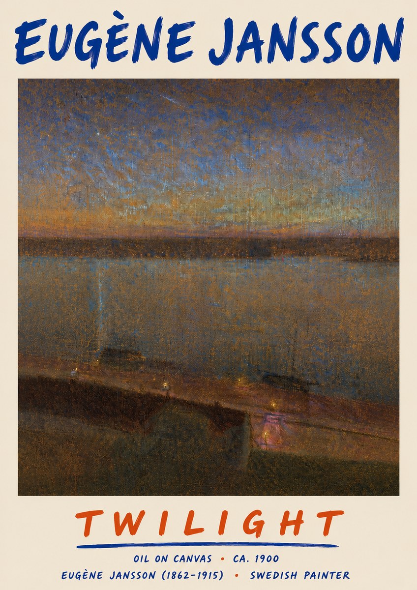 Eugène Jansson Twilight No6 - Juliste
