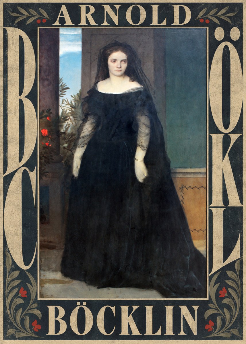 Arnold Böcklin Portrait of Mrs. Böcklin No6 - Juliste
