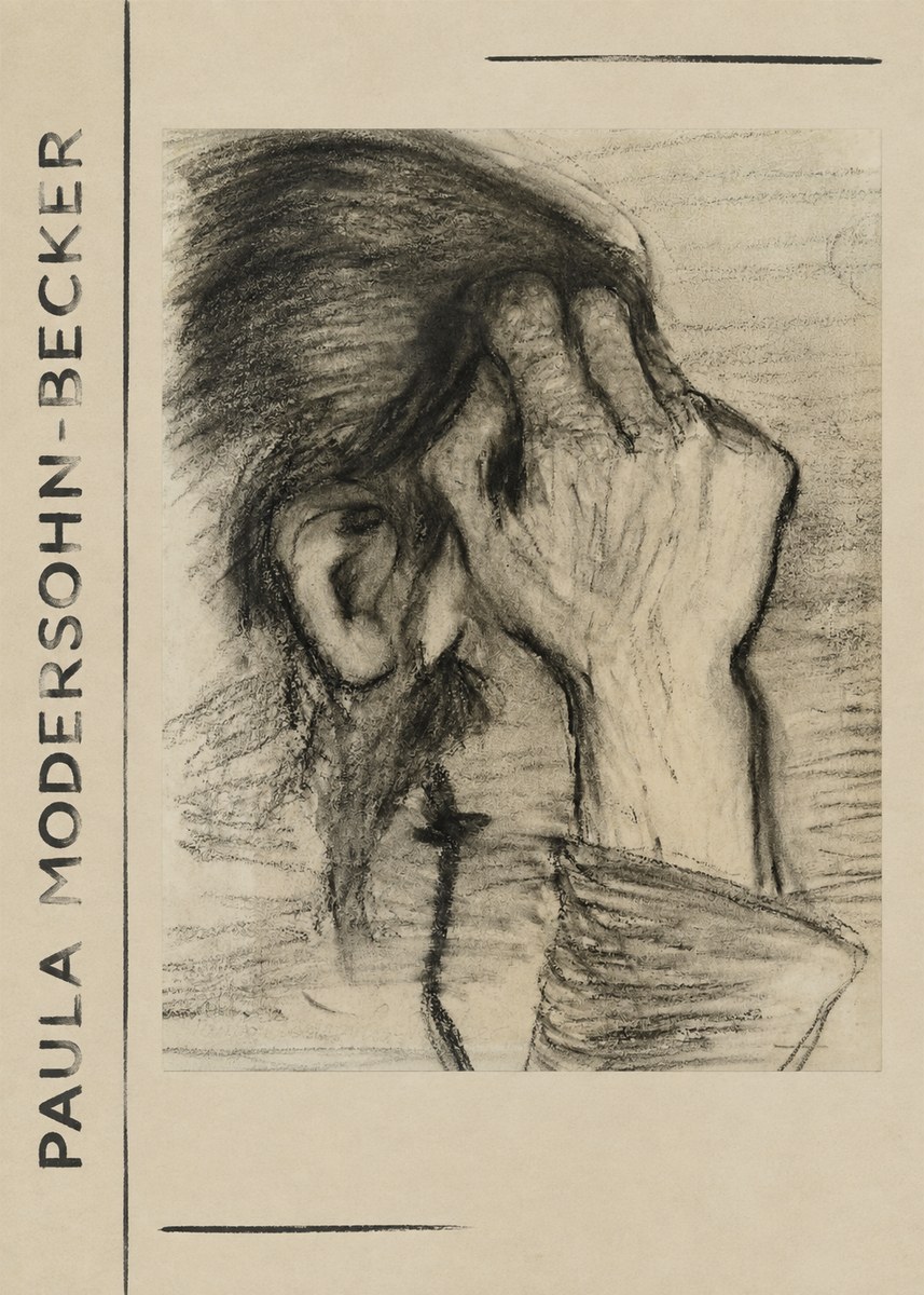 Paula Modersohn-Becker Head of a Girl with Rosary No2 - Juliste