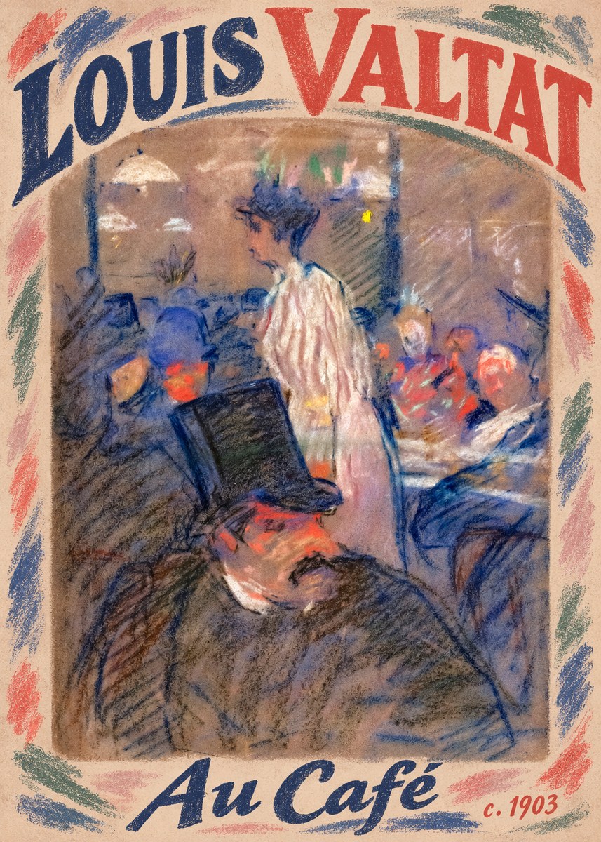 Louis Valtat Au Café No3 - Juliste