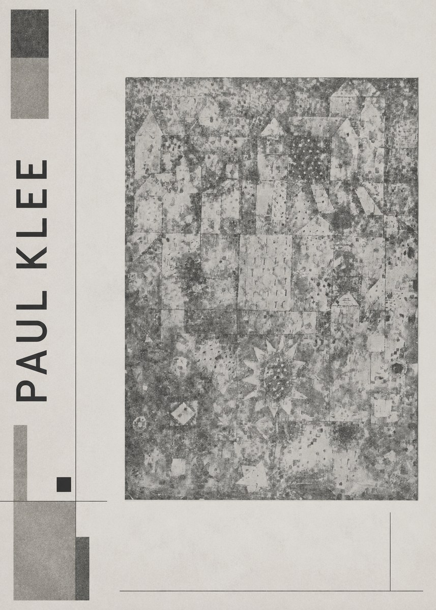Paul Klee Town and Country No2 - Juliste