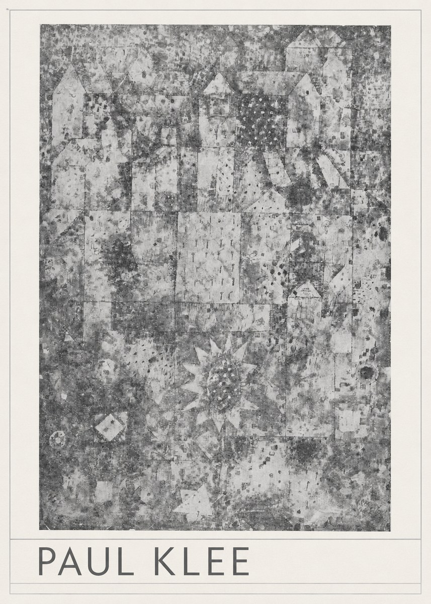 Paul Klee Town and Country No3 - Juliste