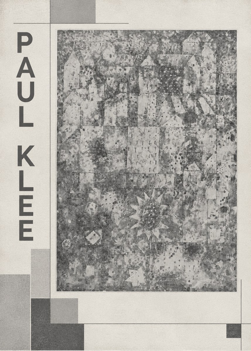 Paul Klee Town and Country No4 - Juliste