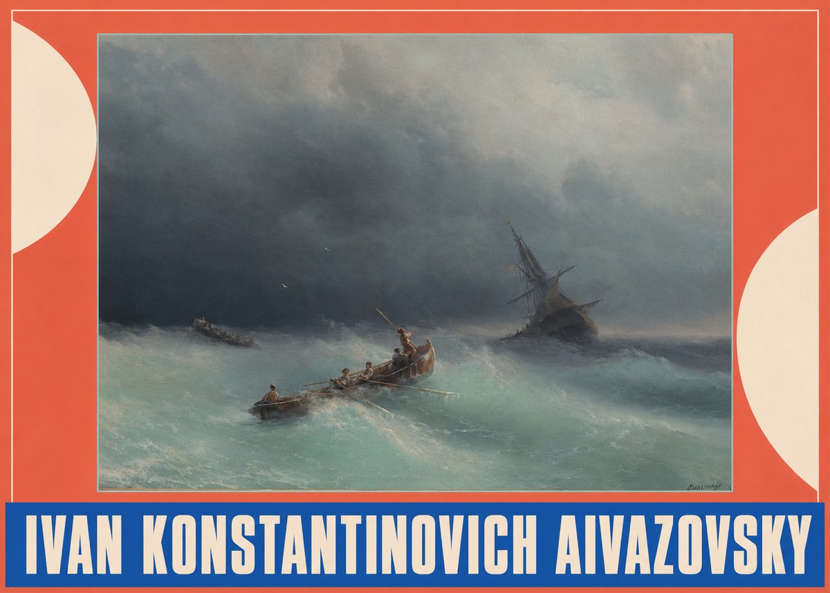 Ivan Konstantinovich Aivazovsky Shipwreck No2 - Juliste