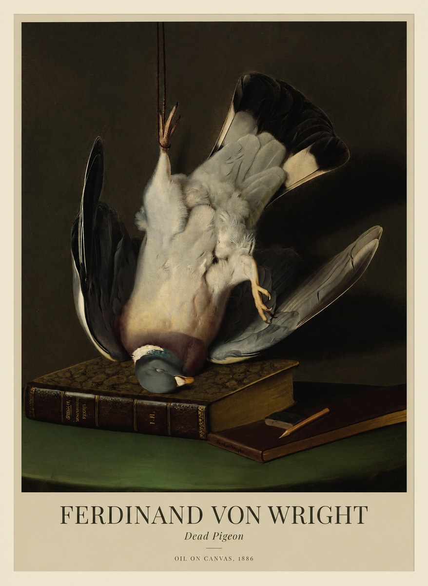 Ferdinand von Wright Dead Pigeon No1 - Juliste