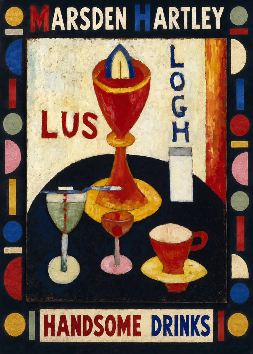 Marsden Hartley Handsome Drinks No3 - Juliste