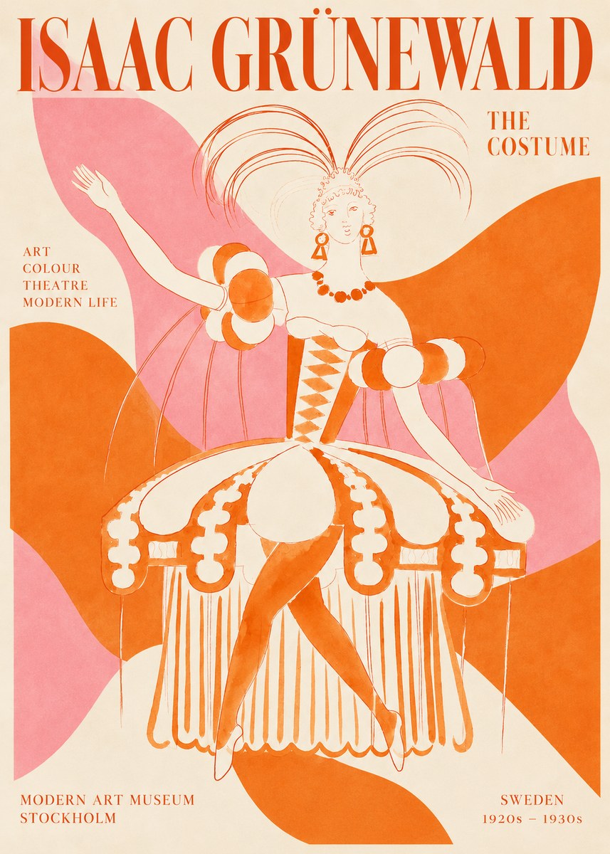 Isaac Grünewald The Costume II No2 - Juliste