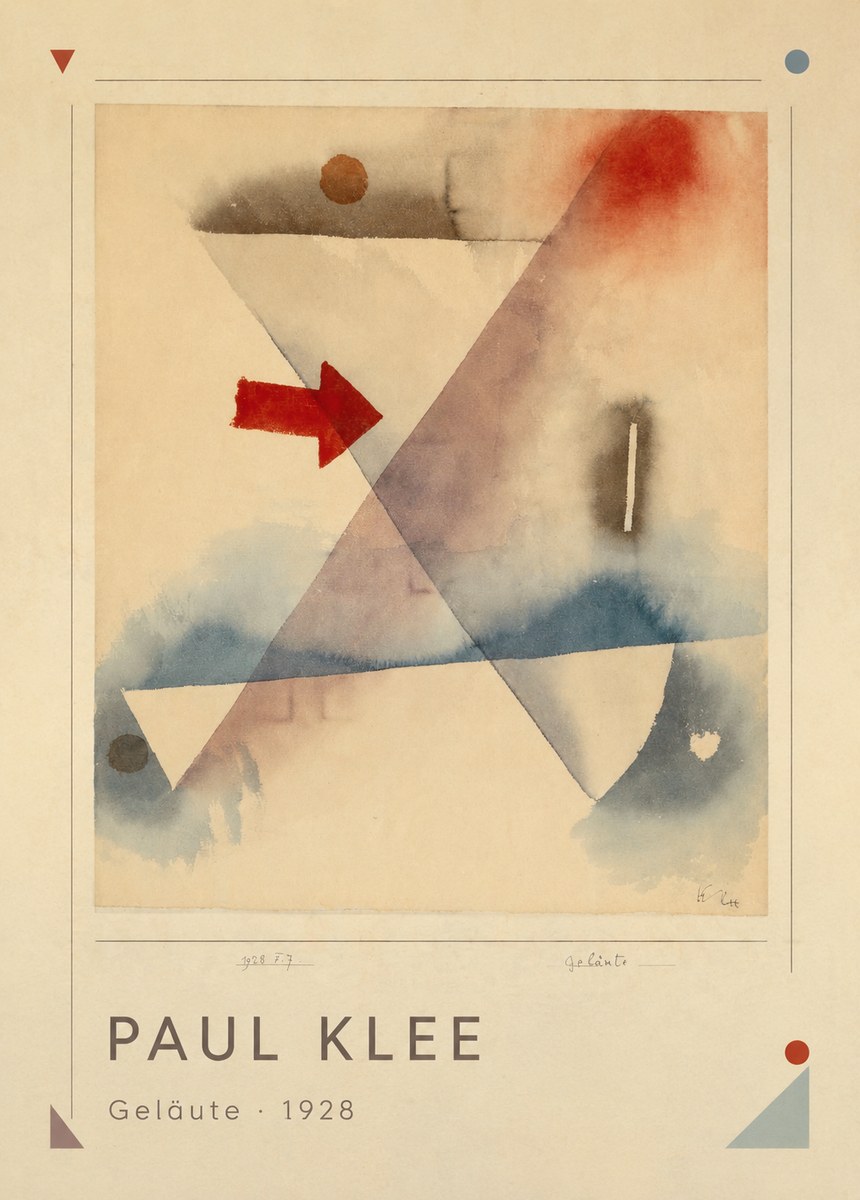Paul Klee Geläute No1 - Juliste