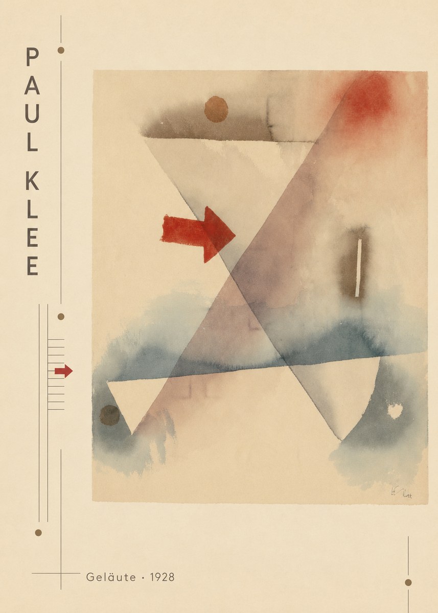 Paul Klee Geläute No3 - Juliste