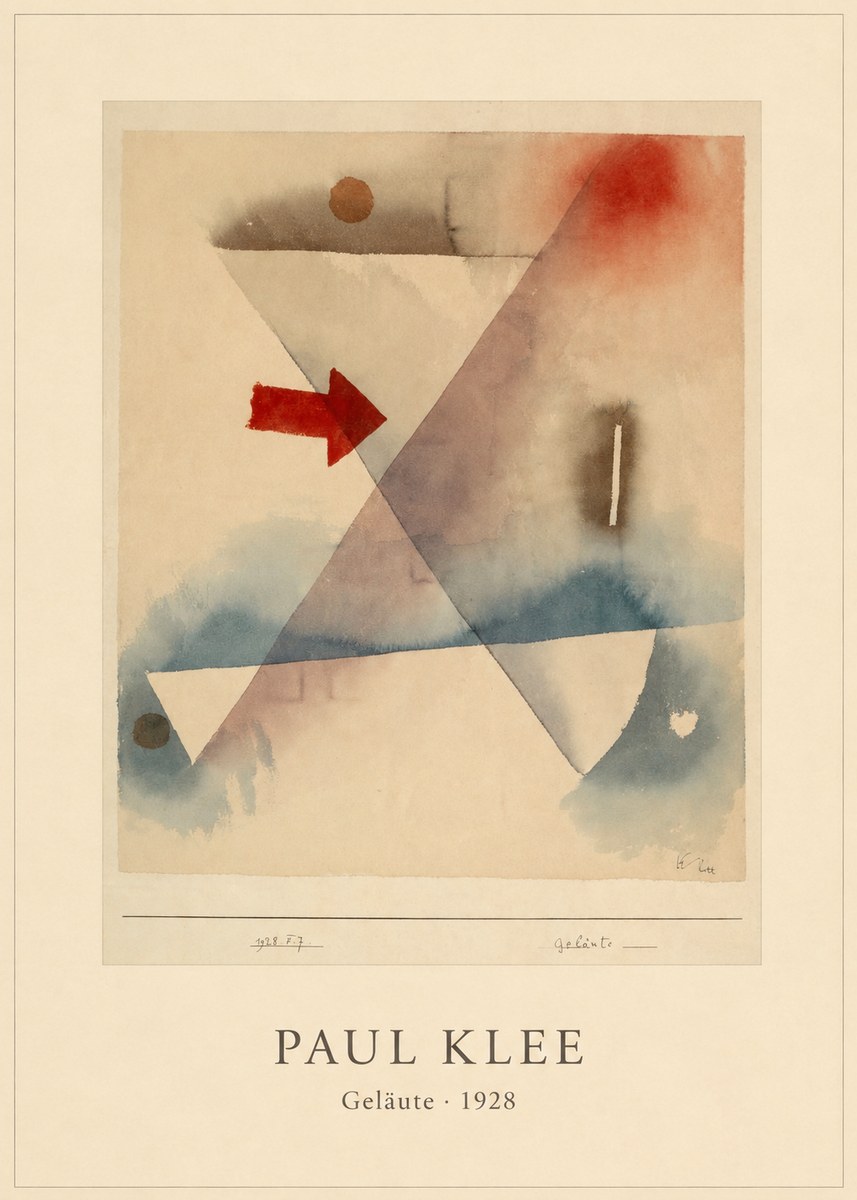 Paul Klee Geläute No4 - Juliste