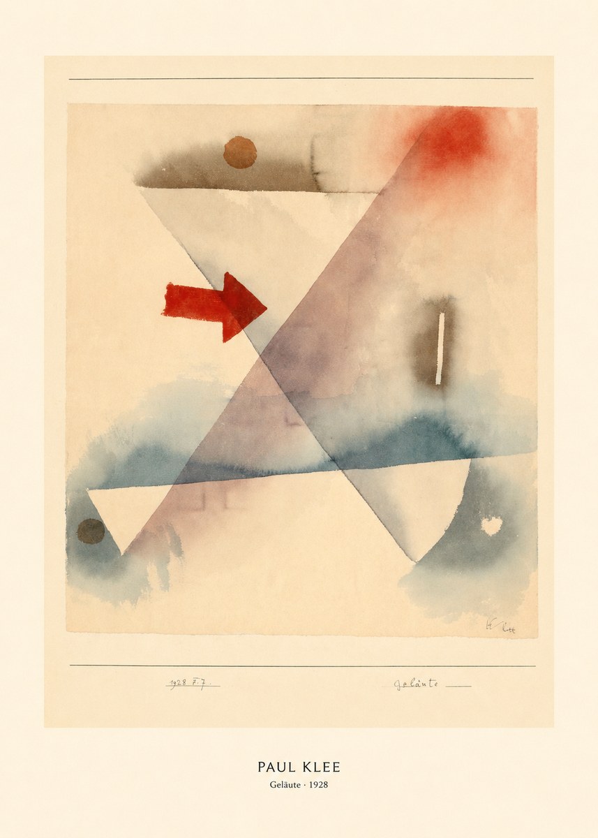 Paul Klee Geläute No5 - Juliste