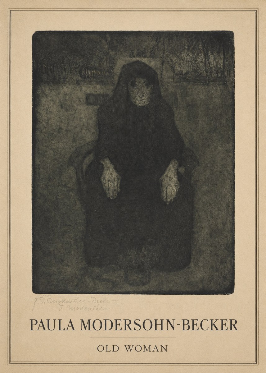 Paula Modersohn-Becker Old Woman No1 - Juliste
