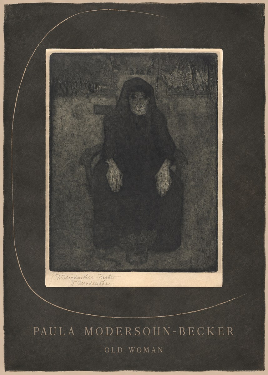 Paula Modersohn-Becker Old Woman No3 - Juliste