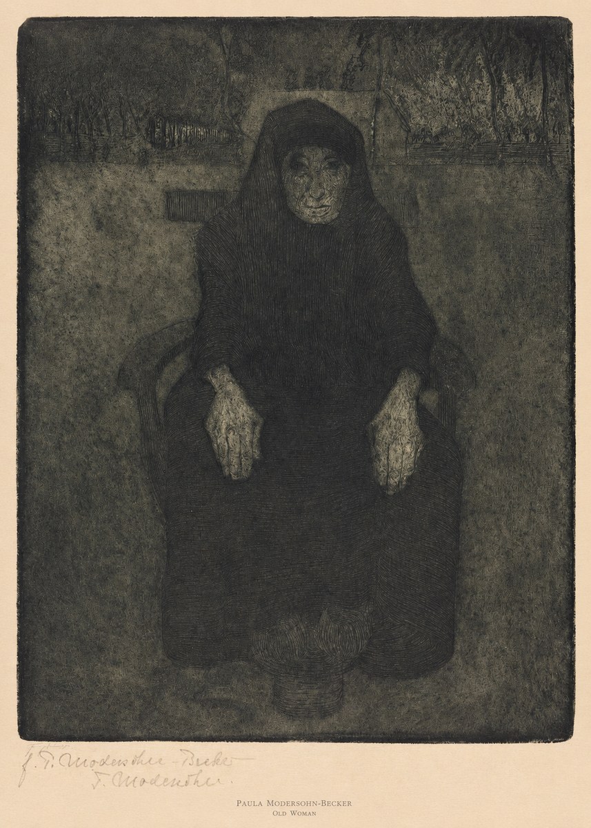 Paula Modersohn-Becker Old Woman No6 - Juliste