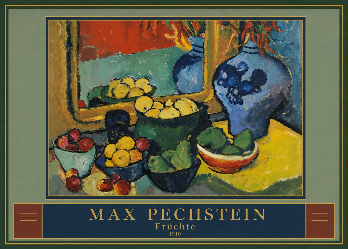 Max Pechstein Früchte 1910 No3 - Juliste