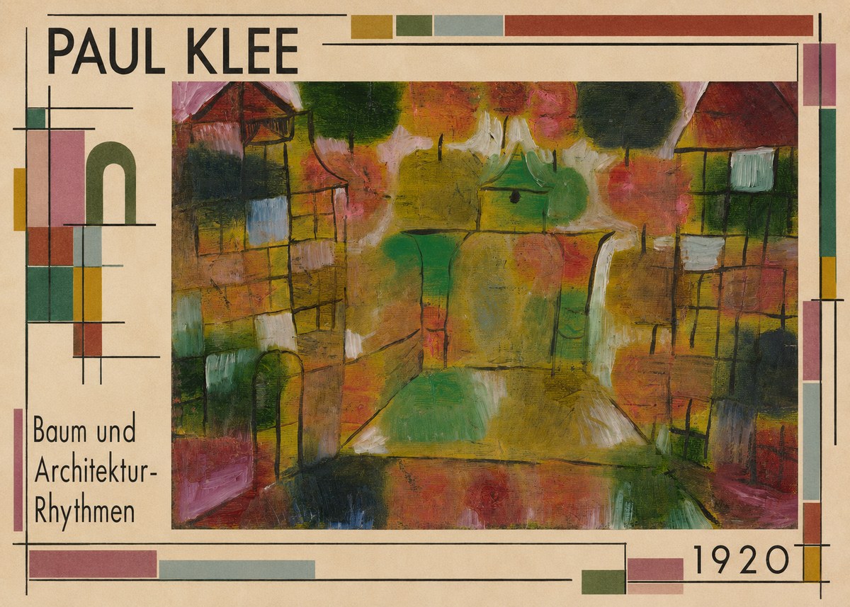 Paul Klee Baum Und Architektur-rhythmen No2 - Juliste