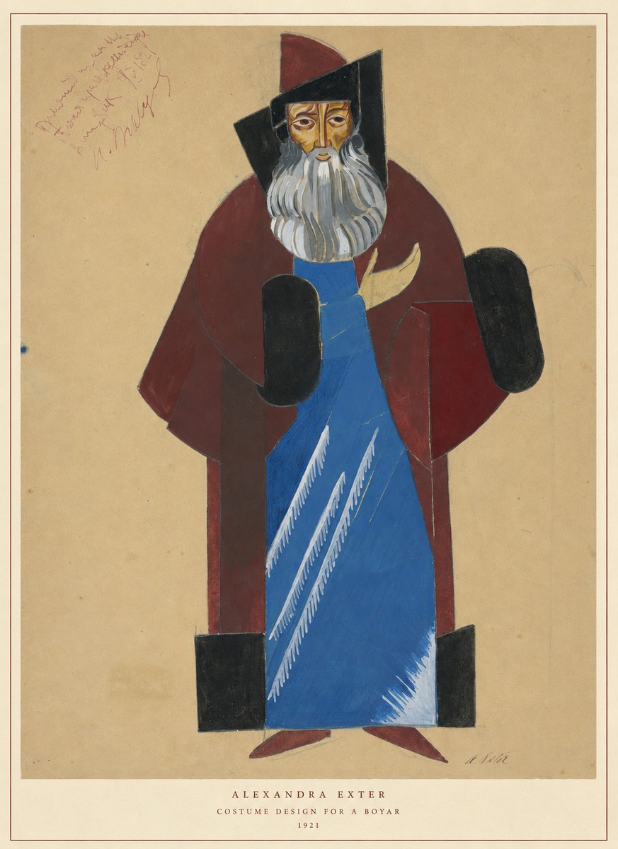 Alexandra Exter Costume Design for a Boyar No6 - Juliste