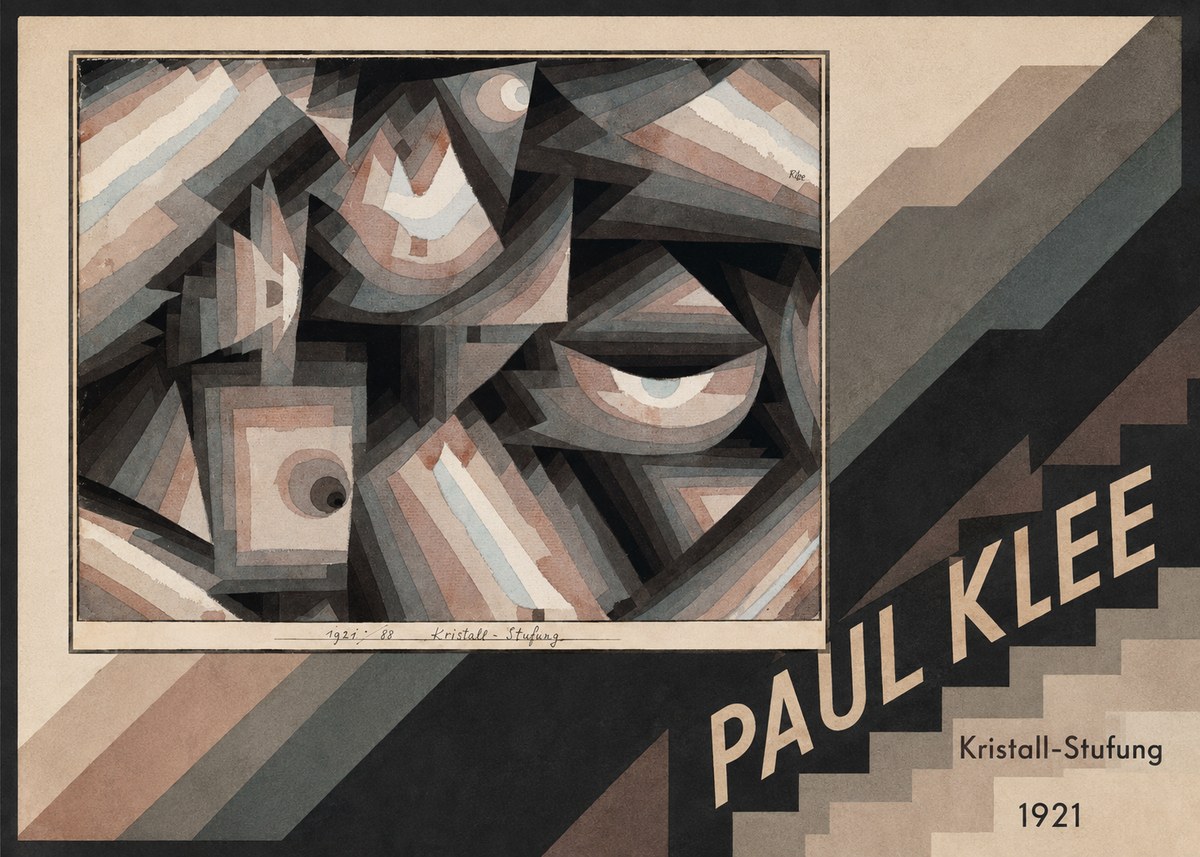 Paul Klee Kristall-stufung I No3 - Juliste