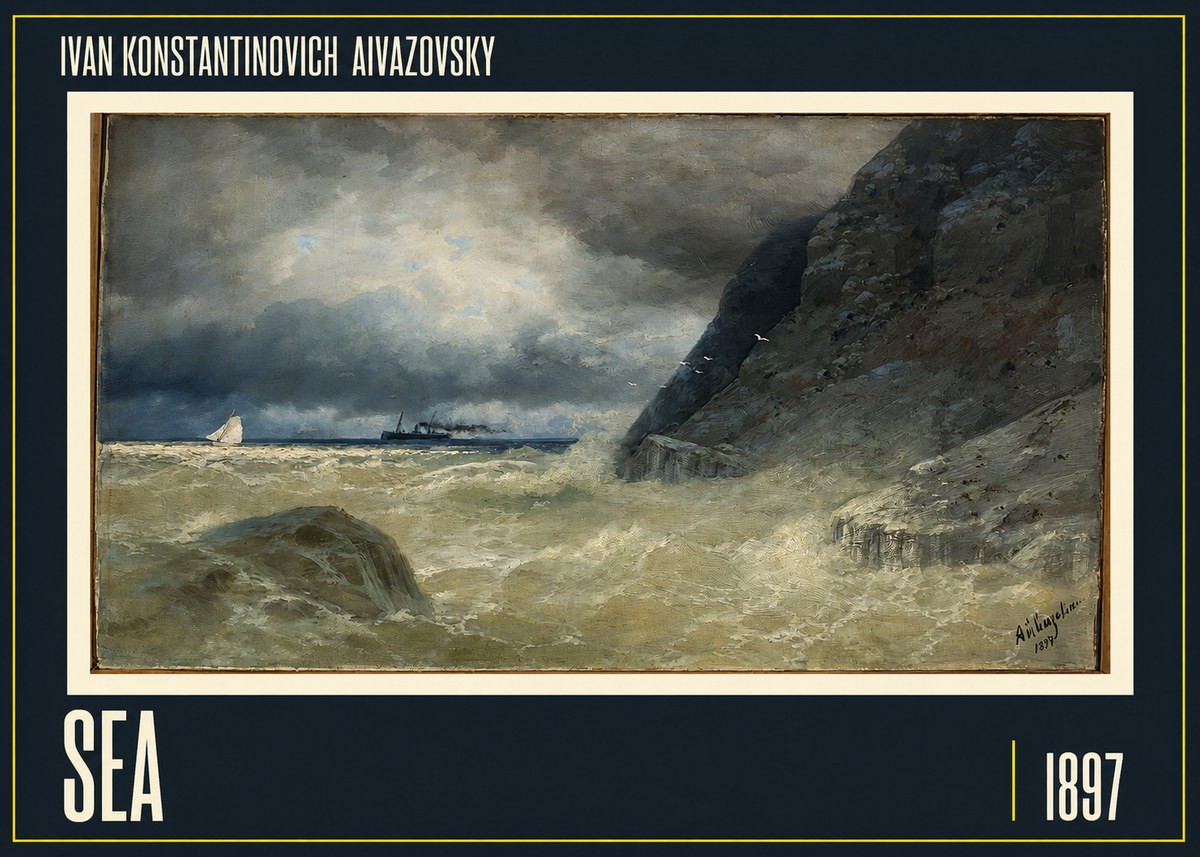 Ivan Konstantinovich Aivazovsky Sea No1 - Juliste