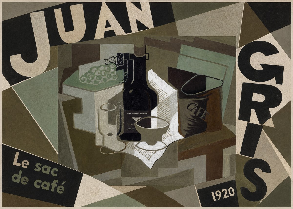 Juan Gris Le Sac De Café No5 - Juliste