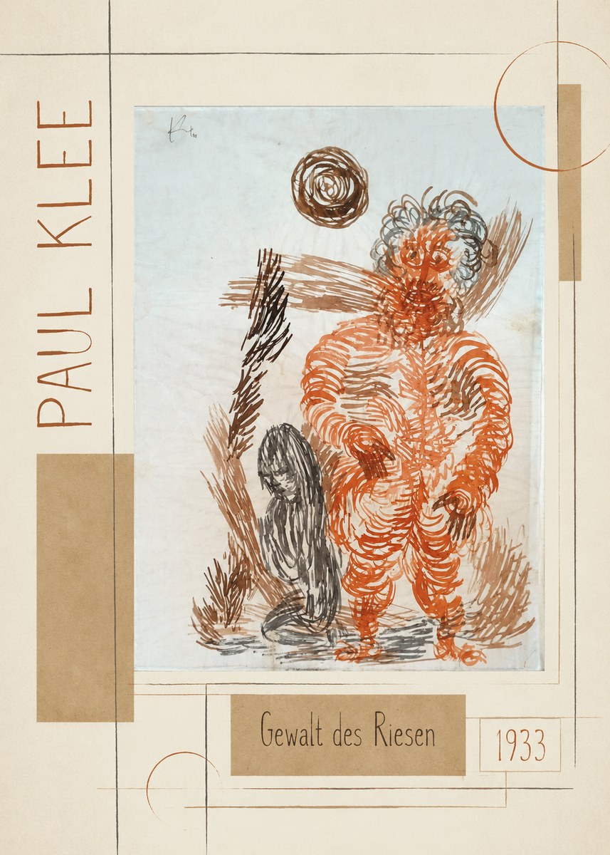 Paul Klee Gewalt Des Riesen II No2 - Juliste