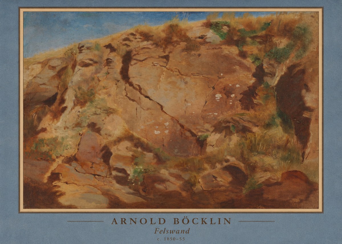 Arnold Böcklin Felswand No3 - Juliste