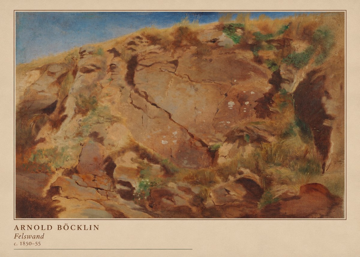 Arnold Böcklin Felswand No4 - Juliste