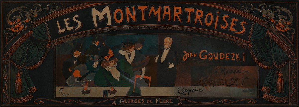 Georges de Feure Les Montmartroises No3 - Juliste