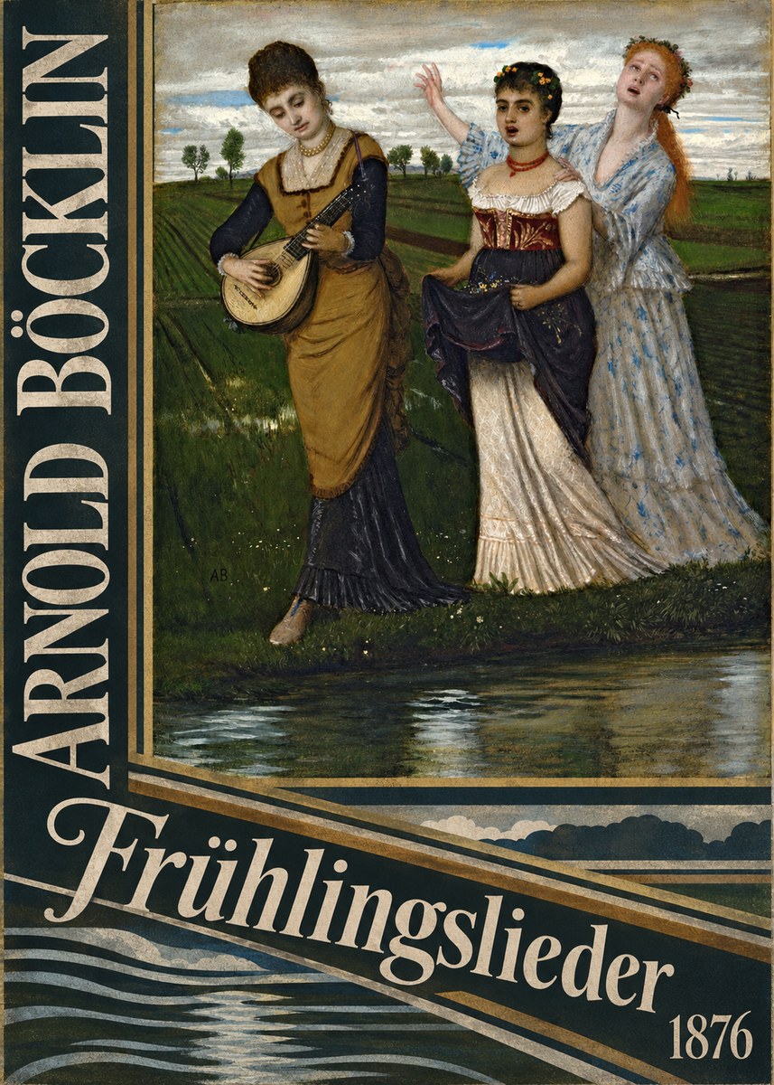 Arnold Böcklin Frühlingslieder No6 - Juliste