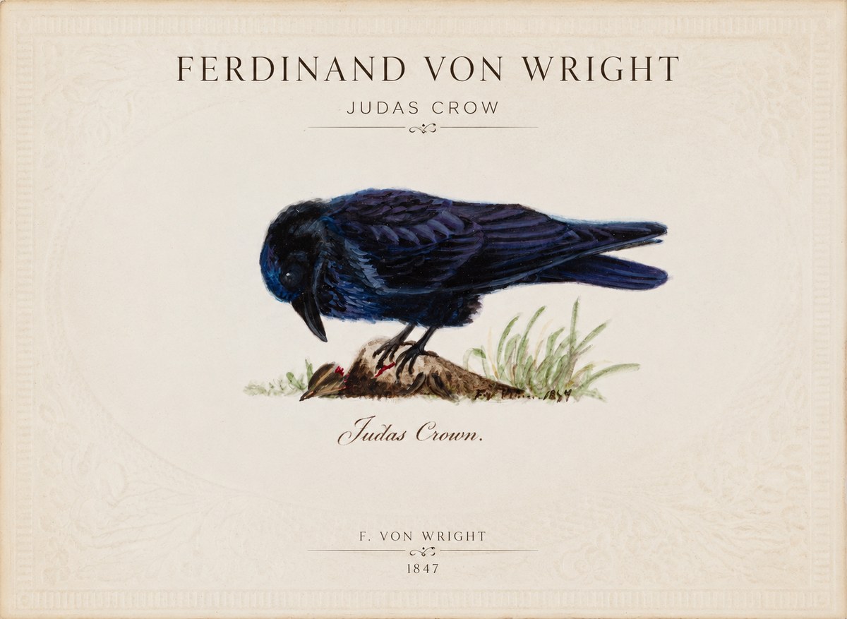 Ferdinand von Wright Judas Crow No1 - Juliste