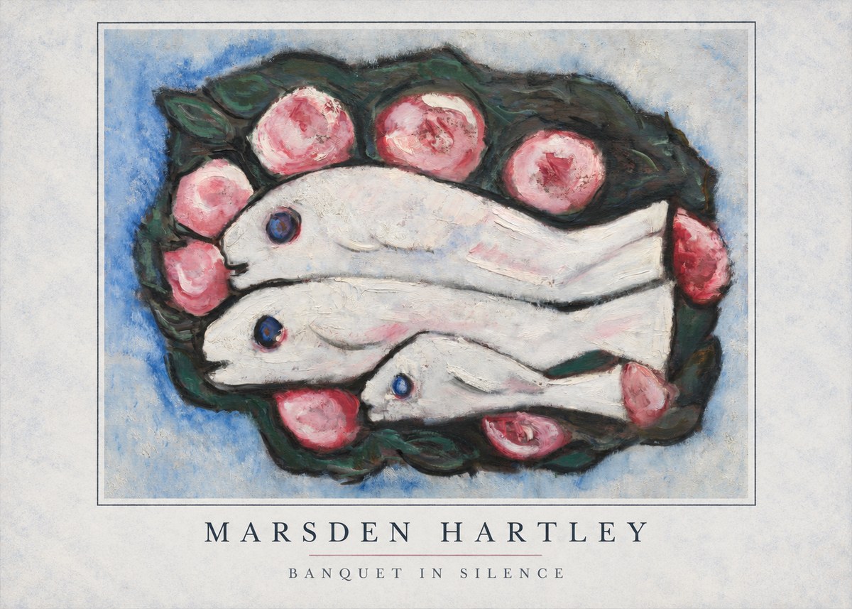 Marsden Hartley Banquet in Silence No4 - Juliste