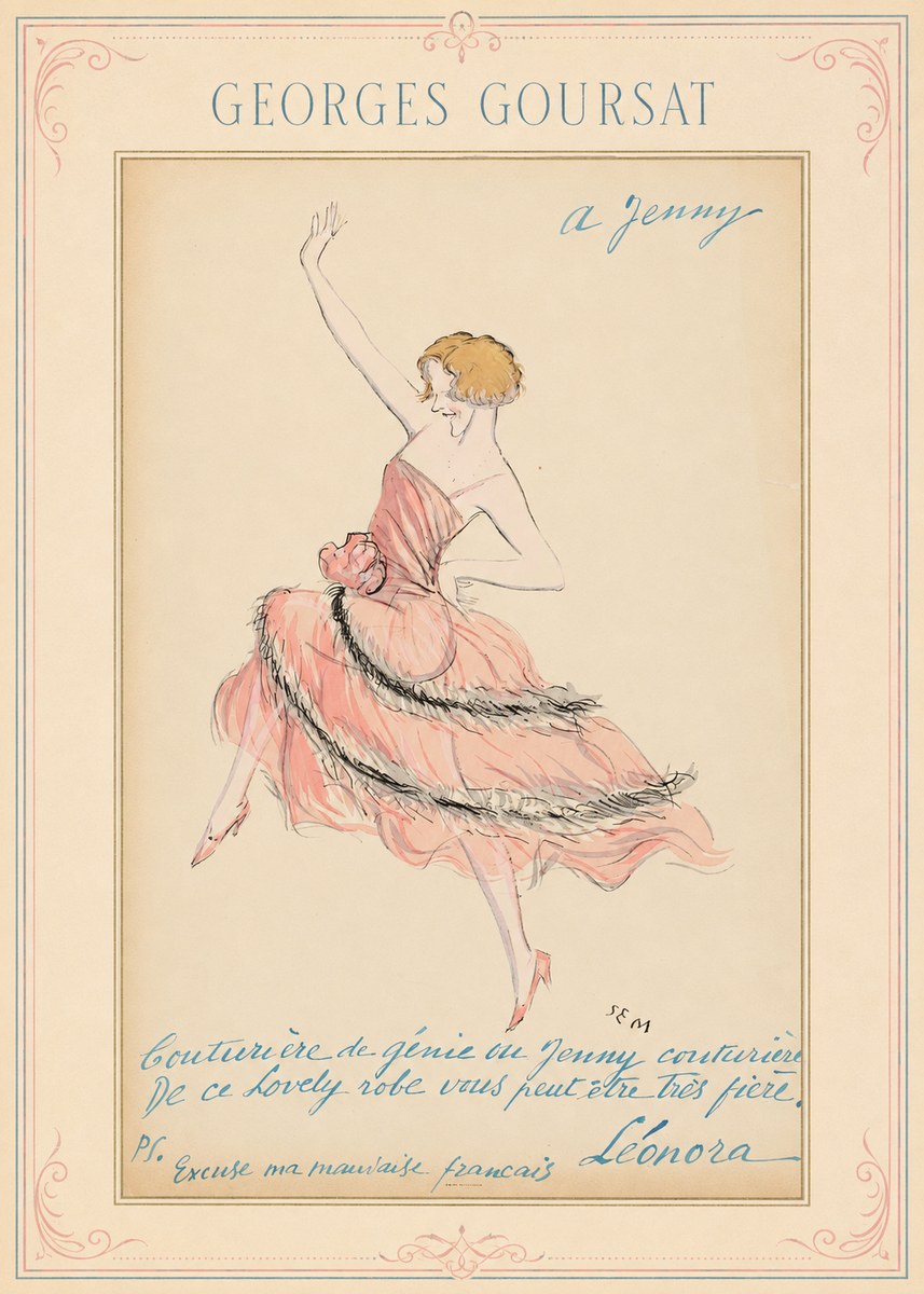 Georges Goursat A Jenny No1 - Juliste
