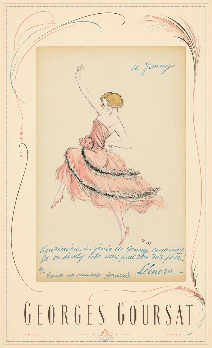 Georges Goursat A Jenny No4 - Juliste